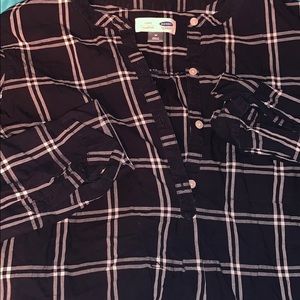 Old Navy Blue and White Tunic